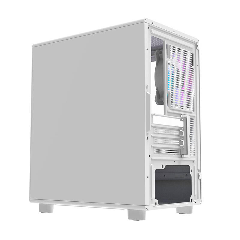 Darkflash DB330M számítógépház + 3 ARGB ventilátor Fehér 