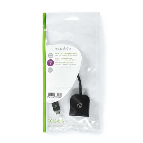 Nedis CCGP64852BK02 USB-C TÍPUSÚ ADAPTERKÁBEL