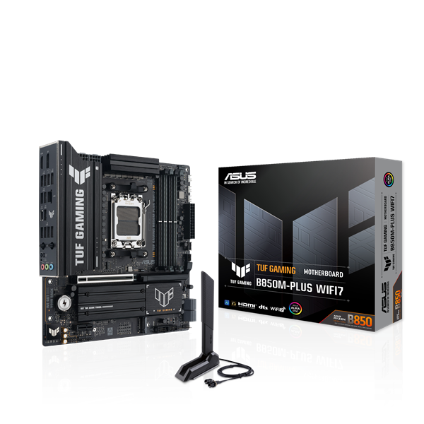 ASUS AM5 TUF GAMING B850M-PLUS WIFI7 AMD B850 mATX Alaplap