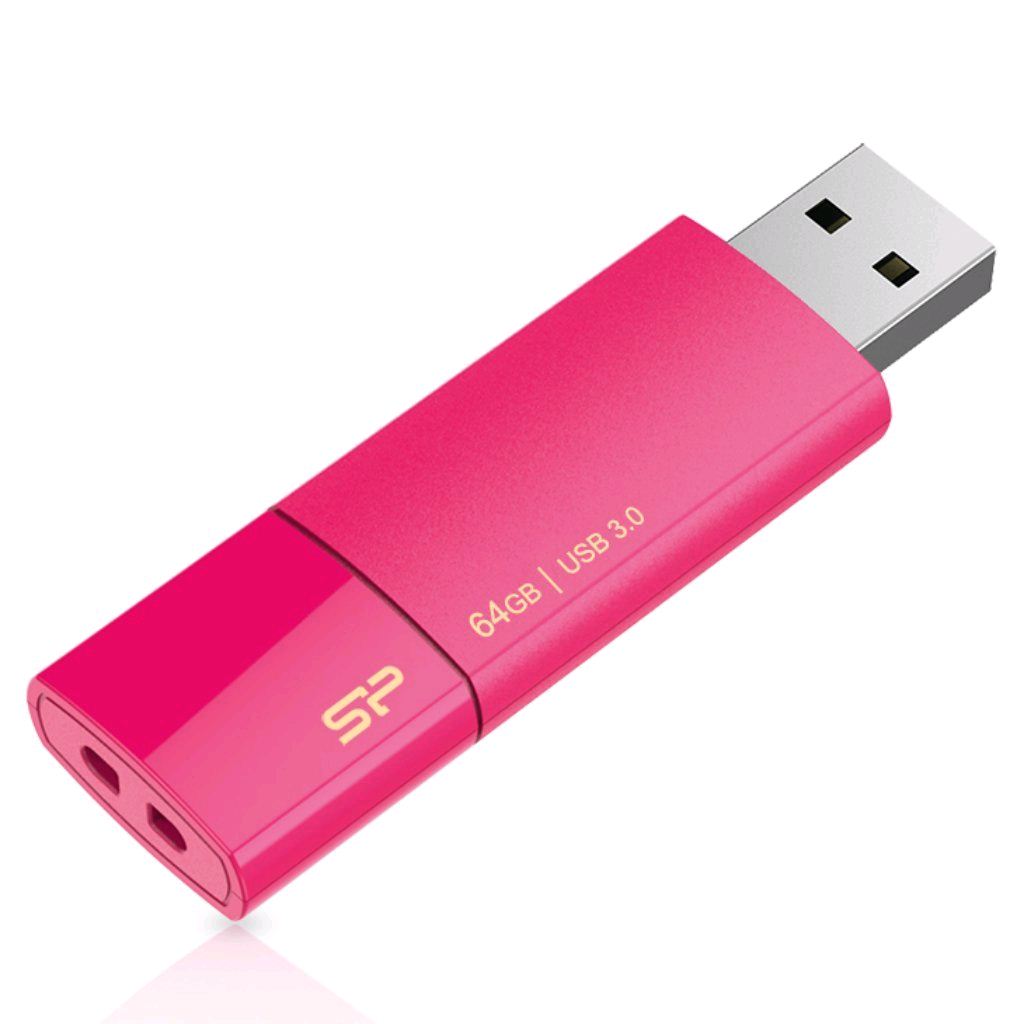 Pen Drive 64GB Silicon Power Blaze B05 rózsaszín USB 3.0 (SP064GBUF3B05V1H) Pen Drive 64GB Silicon Power Blaze B05 rózsaszín USB 3.0 (SP064GBUF3B05V1H)