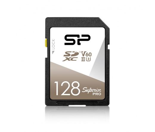 Silicon Power 128GB SDXC Superior Pro Class 10 U3 V60 Memóriakártya Silicon Power 128GB SDXC Superior Pro Class 10 U3 V60 Memóriakártya