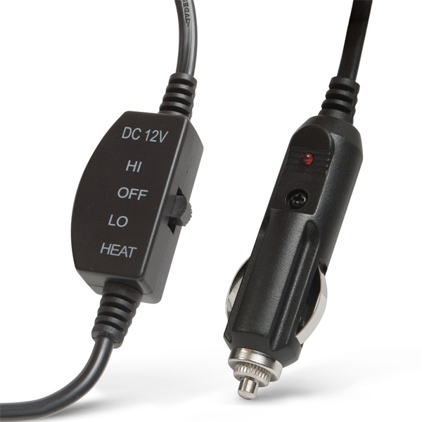 MNC 55815B Fűthető autós ülésvédő Fekete