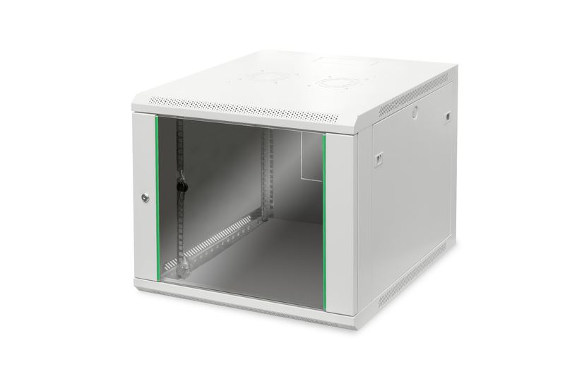 Digitus DN-19 09U-6/6-EC Falra szerelhető Rackszekrény Szürke