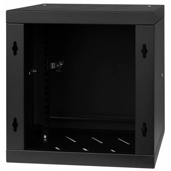 Stalflex 6U fali rack szekrény 10" 300mm fekete (RC10-6U-300MB)