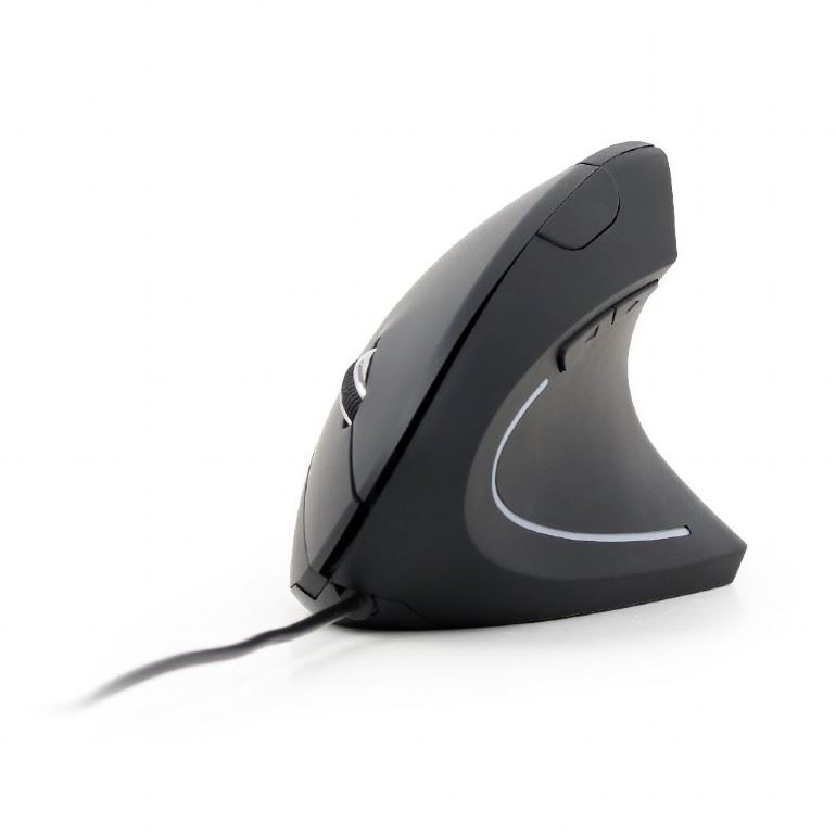 Gembird MUS-ERGO-01 ergonomikus optikai egér fekete Gembird MUS-ERGO-01 ergonomikus optikai egér fekete