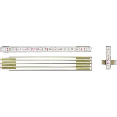 Colostok, colstok, összehajtható mérőléc fából 2 m Stabila 01128