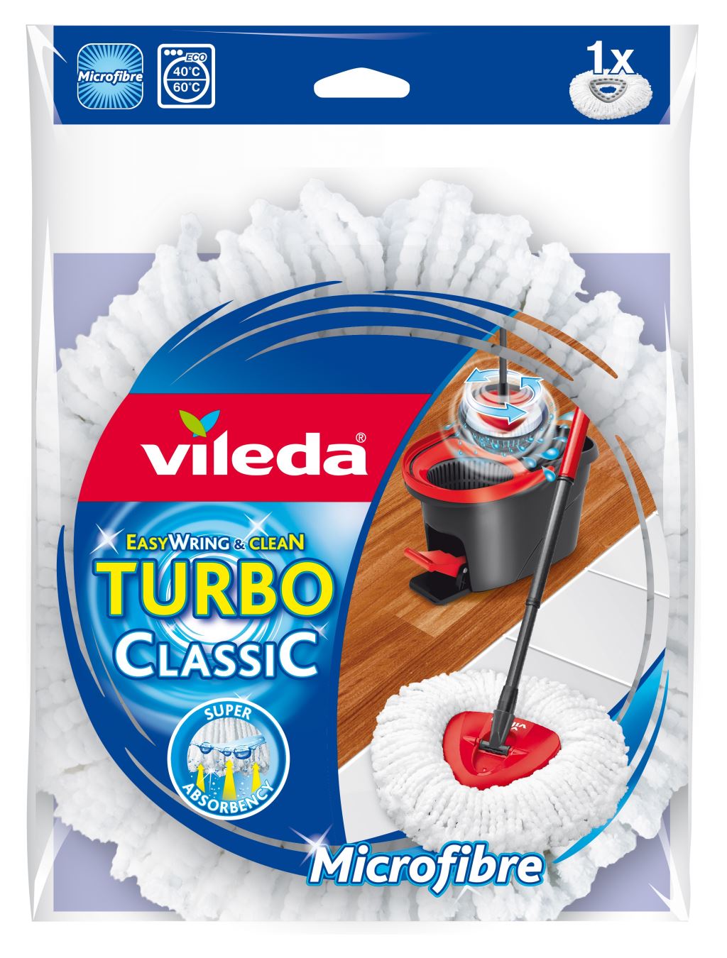 Vileda F1564V Easy Wring TURBO Classic utántöltő fej