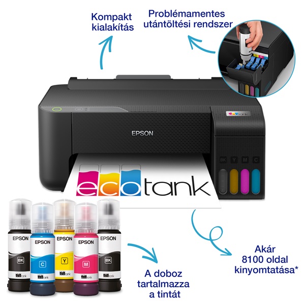 Epson L1230 színes tintasugaras A4 nyomtató