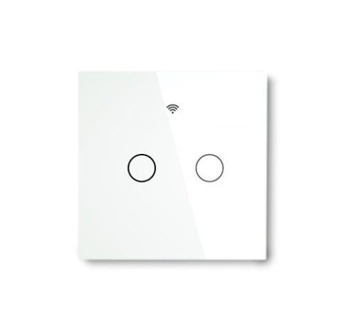 SMARTZILLA Tuya WIFI okos kapcsoló 2 csatornás beépíthető (2046432)
