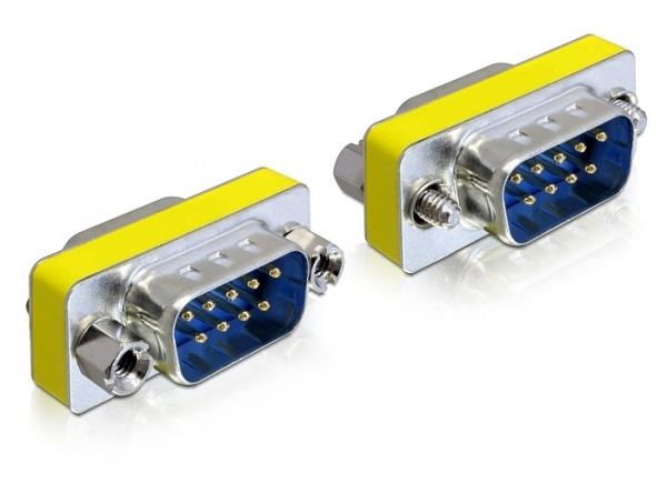 Delock DL65009 Gender Changer Sub-D9 male / male adapter Delock DL65009 Gender Changer Sub-D9 male / male adapter