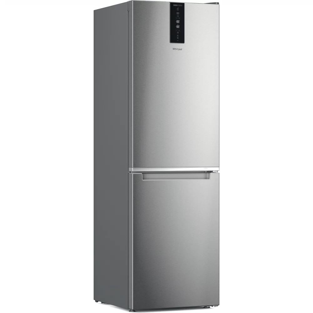 Whirlpool W7X 83T MX alulfagyasztós hűtőszekrény inox