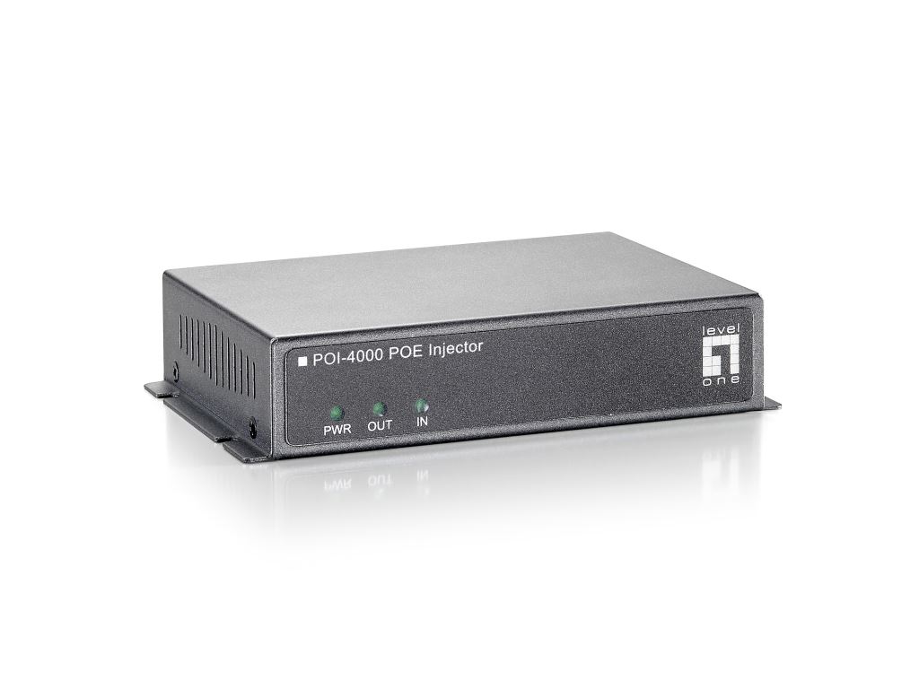 LevelOne POI-4000 10/100Mbps PoE Injector