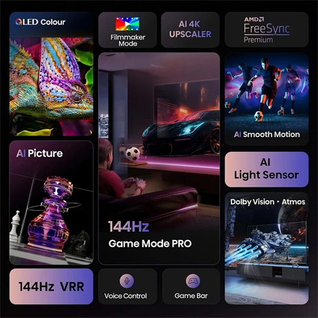 Hisense 50" 50E7QPRO 4K UHD Smart QLED TV