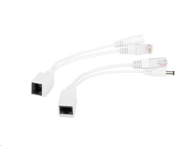 Gembird UTP passzív POE adapter készlet, 15cm (PP12-POE-0.15M-W)