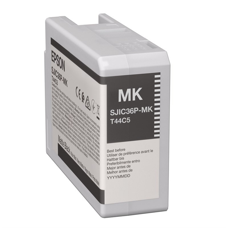 Epson SJIC36P(MK) C6500/C6000 Tintapatron Matt Fekete 80ml Eredeti Epson SJIC36P(MK) C6500/C6000 Tintapatron Matt Fekete 80ml Eredeti
