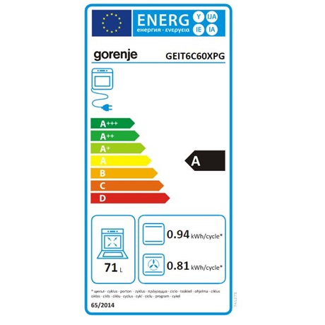 Gorenje GEIT6C60XPG TŰZHELY INDUKCIÓS