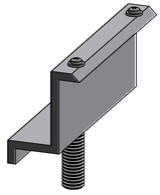 Aerocompact 50db/csomag CLEG10-35 modul végleszorító bilincs talajra szerelhető Aerocompact 50db/csomag CLEG10-35 modul végleszorító bilincs talajra szerelhető