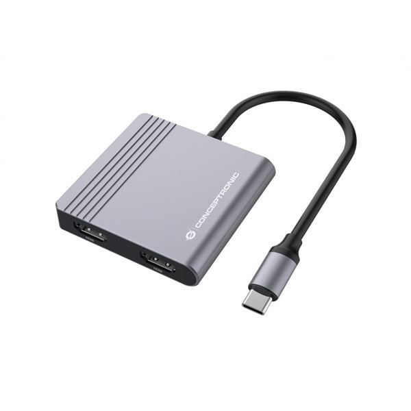 Conceptronic DONN13G USB-C notebook dokkoló szürke Conceptronic DONN13G USB-C notebook dokkoló szürke