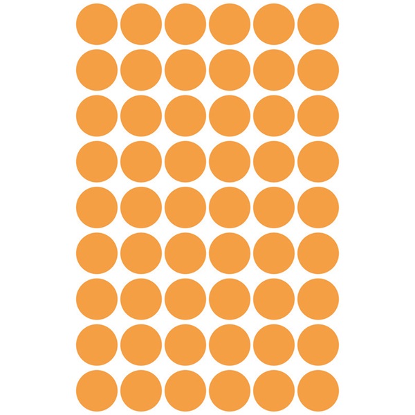 Avery 3148 12mm 270db-os világosnarancs jelölőpont Avery 3148 12mm 270db-os világosnarancs jelölőpont