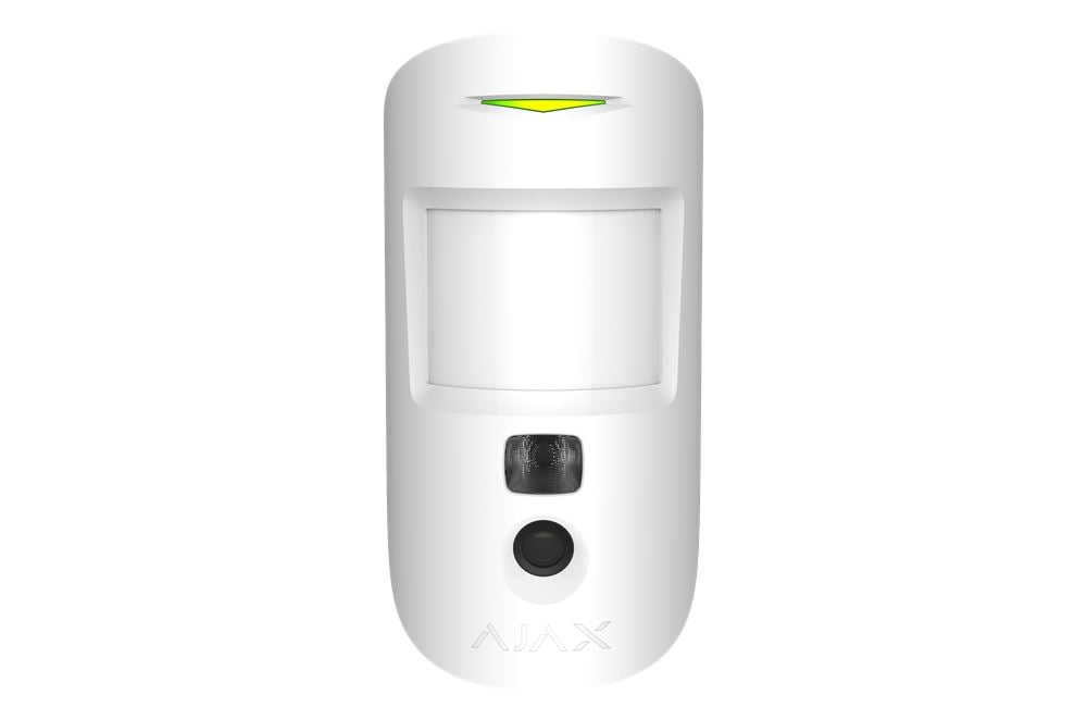 AJAX MotionCam (PhOD) WH mozgásérzékelő beépített kamerával fehér (36489)