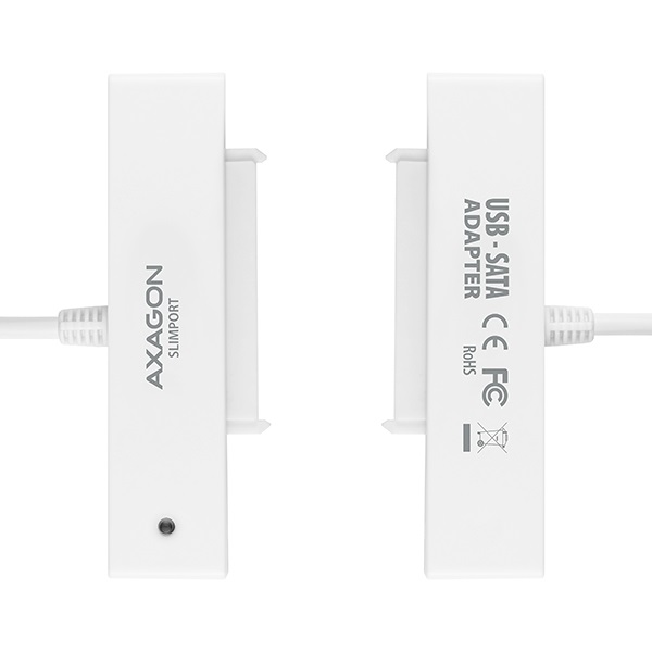 Axagon ADSA-1S 2.5" külső merevlemez ház fehér