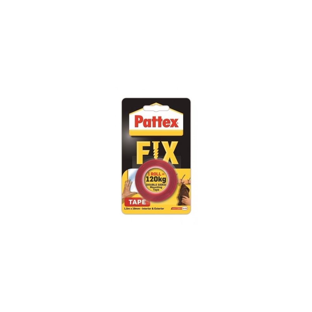 Patex Fix 120 kg kétoldalas ragasztószalag 19mmx1,5m (1486524)
