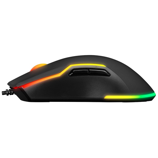Everest   SM-G14 DUSK 7200 DPI  7gomb optikai RGB LED Gamer Egér Fekete 