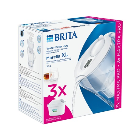 Brita MARELLA XL 3,5L 1052782 VÍZSZŰRŐ KANCSÓ SZETT Brita MARELLA XL 3,5L 1052782 VÍZSZŰRŐ KANCSÓ SZETT