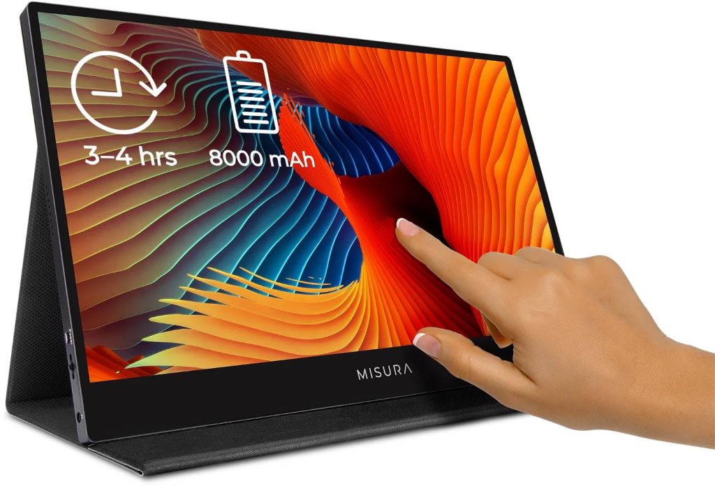 Misura M16TB 16" hordozható érintőképernyős LCD monitor