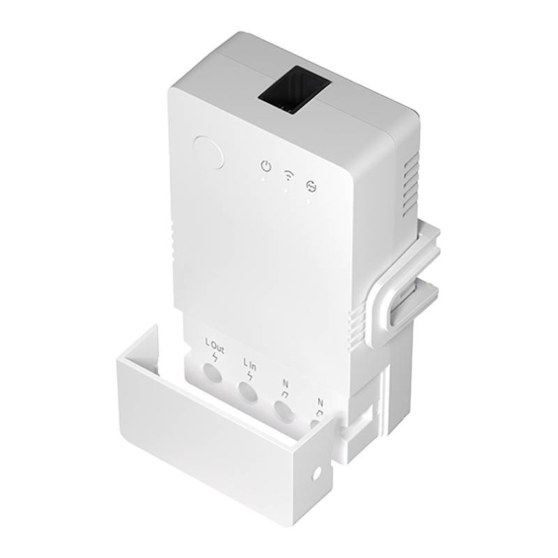 Sonoff THR320 WiFi-s okosrelé páratartalom- és hőmérsékletmérő csatlakozással