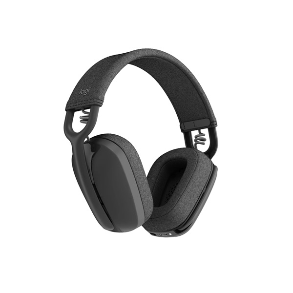 Logitech Zone Vibe 100 zajszűrős mikrofonos vezeték nélküli headset szürke (981-001213)