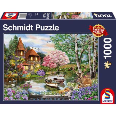 Schmidt House on the Lake 1000 db-os puzzle (4001504589851)