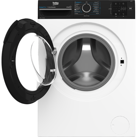 Beko BM3WFSU38213WPBB Elöltöltős mosógép - 8kg, 1200 ford./perc, A Energiaosztály, SteamCure gőz technológia