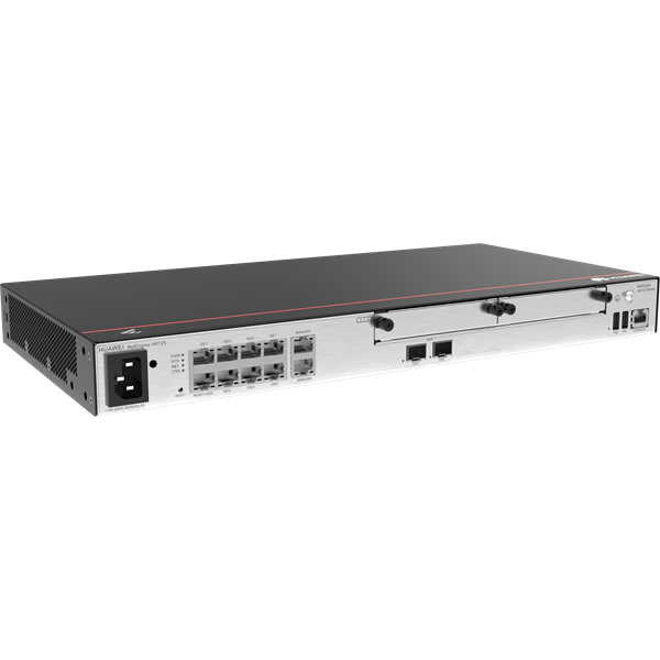 Huawei eKit Router 2x1000BASE-T combo (WAN) + 8x1000BASE-T ports (LAN), 2x USB, 2x SIC, AR720