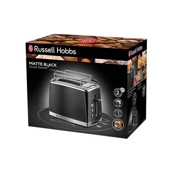 Russell Hobbs 26150-56/RH Matte Black fekete kenyérpirító