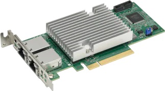 Supermicro Standard LP 2-port 10Gbase-T  Broadcom 57416,HF,RoHS