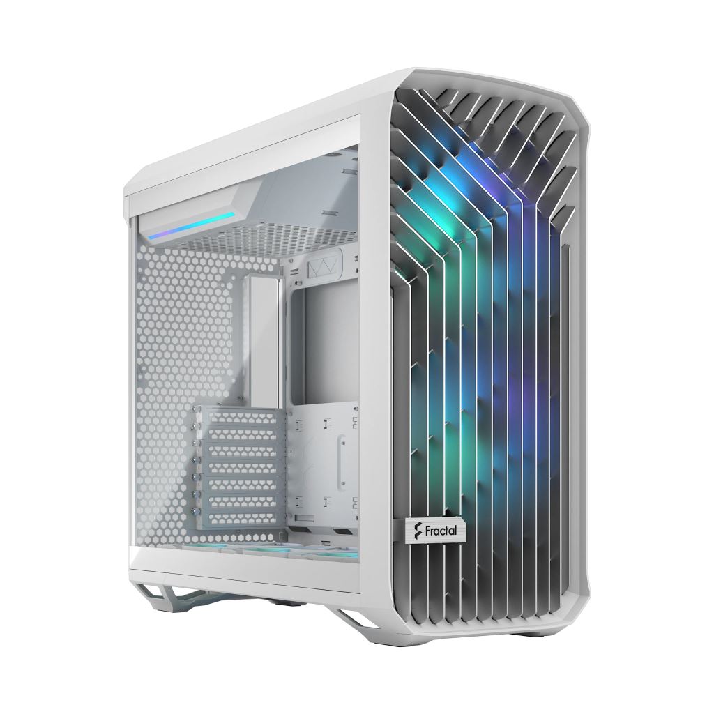 Fractal Design FD-C-TOR1A-07 Torrent White RGB TG Clear táp nélküli ablakos ház fehér Fractal Design FD-C-TOR1A-07 Torrent White RGB TG Clear táp nélküli ablakos ház fehér
