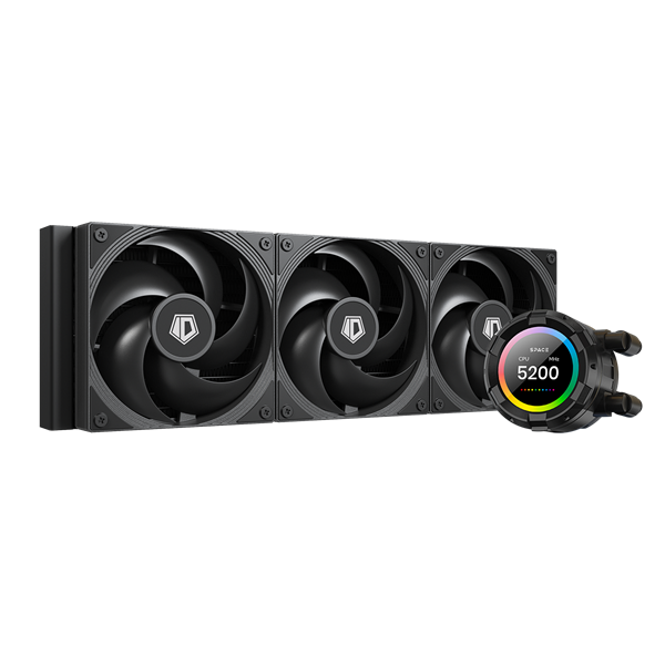 ID-Cooling SL360 PRO SE 27,2dB max. 98,54 m3/h 3x12cm A-RGB LED CPU Water Cooler Fekete ID-Cooling SL360 PRO SE 27,2dB max. 98,54 m3/h 3x12cm A-RGB LED CPU Water Cooler Fekete