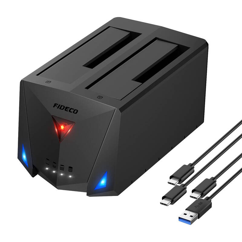 FIDECO YPZ220B  USB 3.2 SATA I/II/III HDD/SSD Dokkoló/Klonáló Állomás 