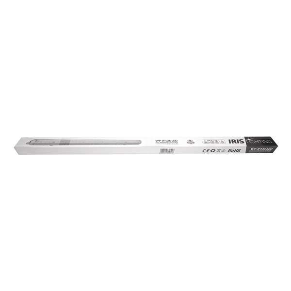 Iris Lighting JF136 T8 LED fénycsőre előkészített por- és páramentes lámpatest IP65 120cm (WP-JF136LED)