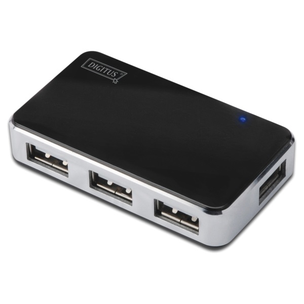 Digitus USB 2.0 4-port Hub fekete (DA-70220)
