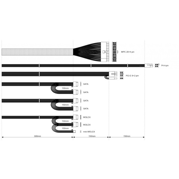 Akyga 600W Basic tápegység OEM (AK-B1-600) Akyga 600W Basic tápegység OEM (AK-B1-600)