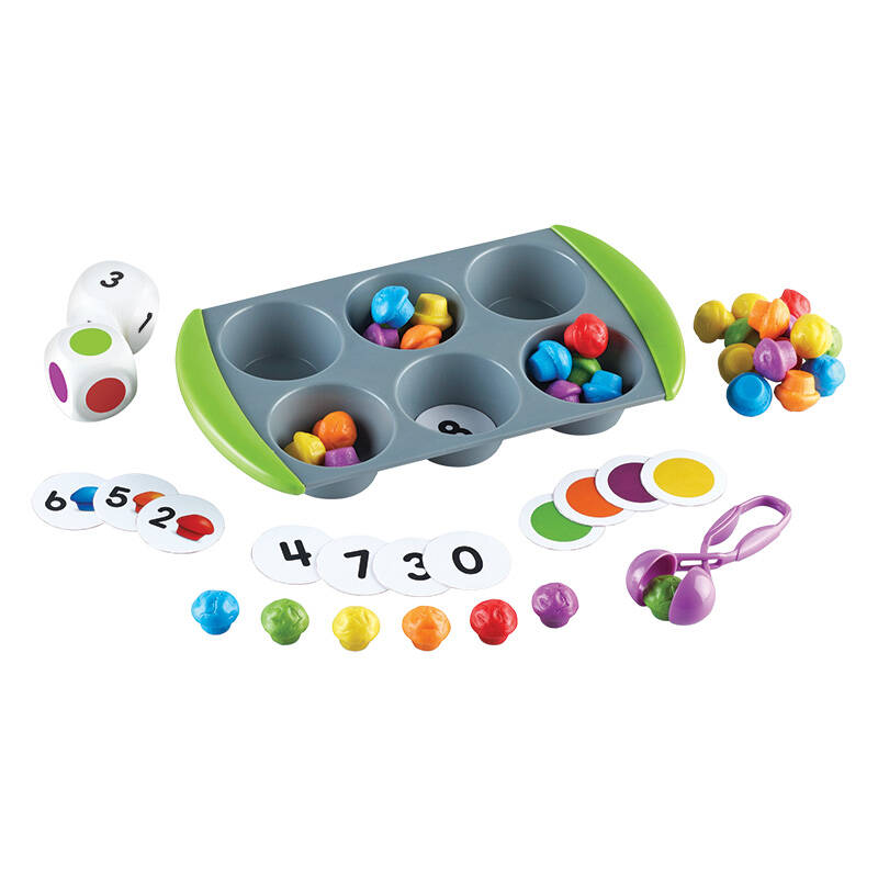 Mini Muffin Match Up Math Activity Set Learning Resources LER 5556 Mini Muffin Match Up Math Activity Set Learning Resources LER 5556