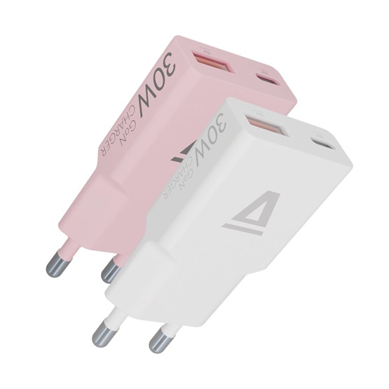 AVAX CH6412 30W GaN Duo töltőcsomag
