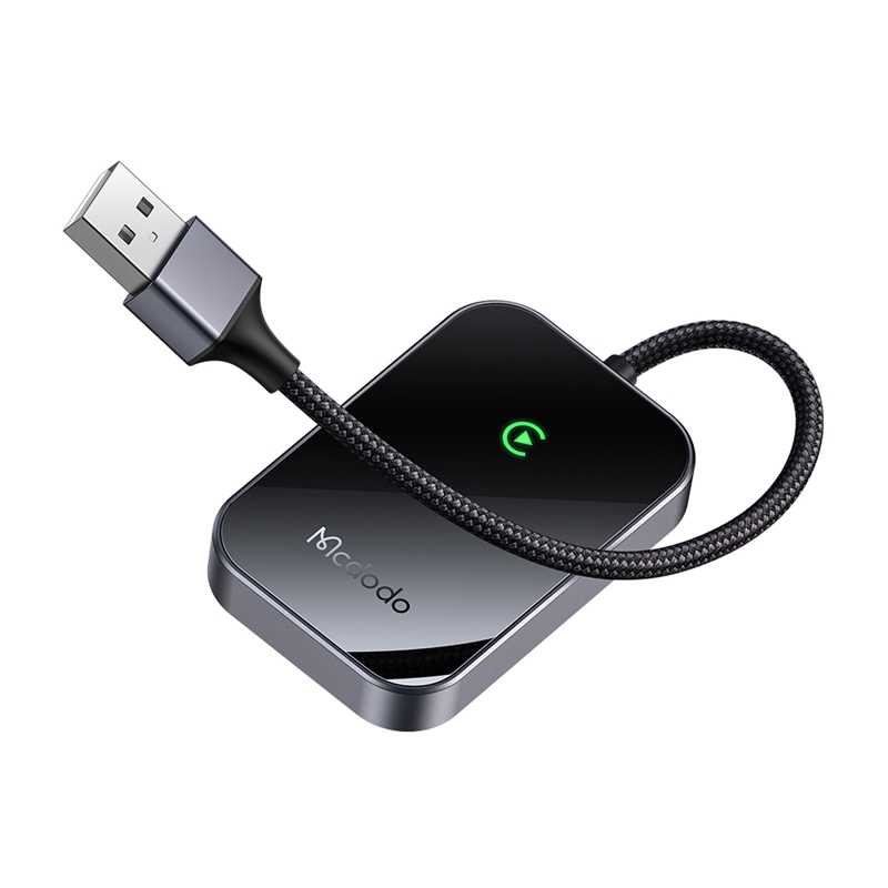 McDodo CA-7210 CarPlay vezeték nélküli adapter USB kábellel  Fekete