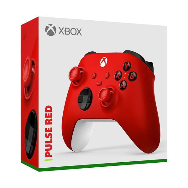 Microsoft Xbox Series X/S vezeték nélküli kontroller piros-fehér (QAU-00012)
