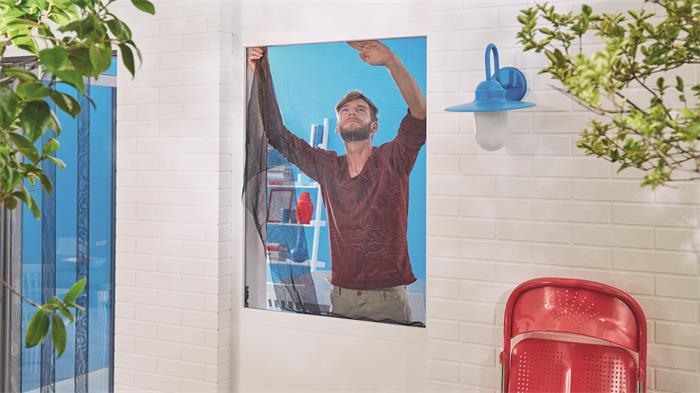 TESA Comfort ablakra öntapadó  1,3 x 1,5 m Szúnyogháló  Fehér