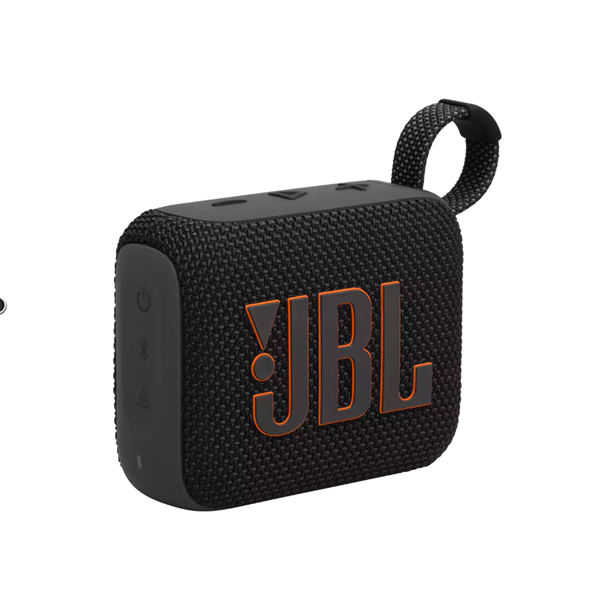 JBL Go 4 (hordozható, vízálló hangszóró), Fekete JBL Go 4 (hordozható, vízálló hangszóró), Fekete