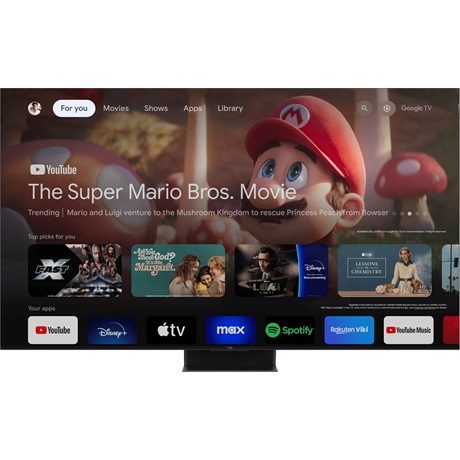 Tcl 75C855 UHD MINILED QLED GOOGLE SMART Televízió