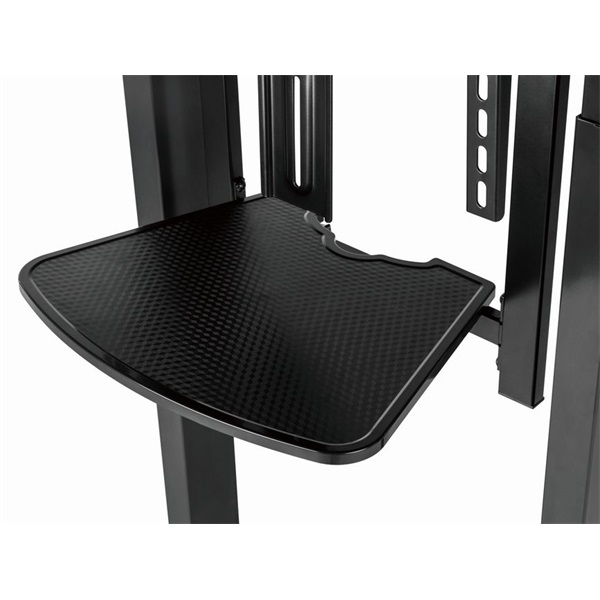 Equip 650633  55"-100" álló  dönthető  állítható magasság  gurulós  motoros Max.:120kg TV állvány   Fekete 